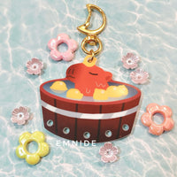 Capybara Charm Holder Keychain 🍋