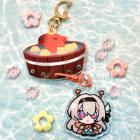 Capybara Charm Holder Keychain 🍋