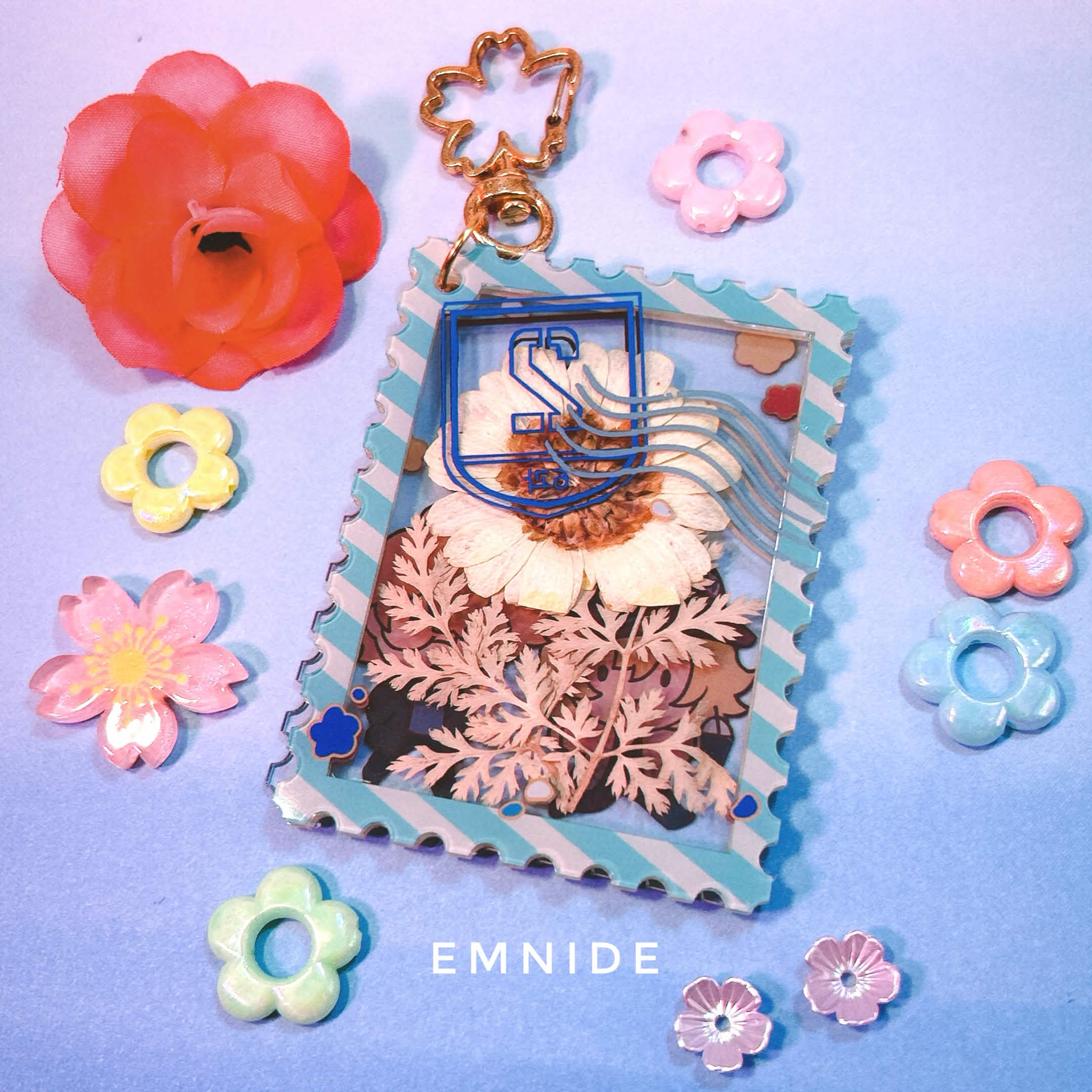 Sunflower Keepsake Keychain ✧ Limbus Company ⁕ Zwei Stamps