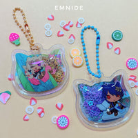 Cat Aventurine Ratio Puffy Shaker Charms ✧ Honkai Star Rail
