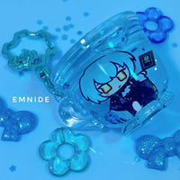 Angela Teacup Glitter Shaker Keychain ✧ Library of Ruina