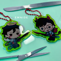 Reanimator Angel Devil Keychains 💉