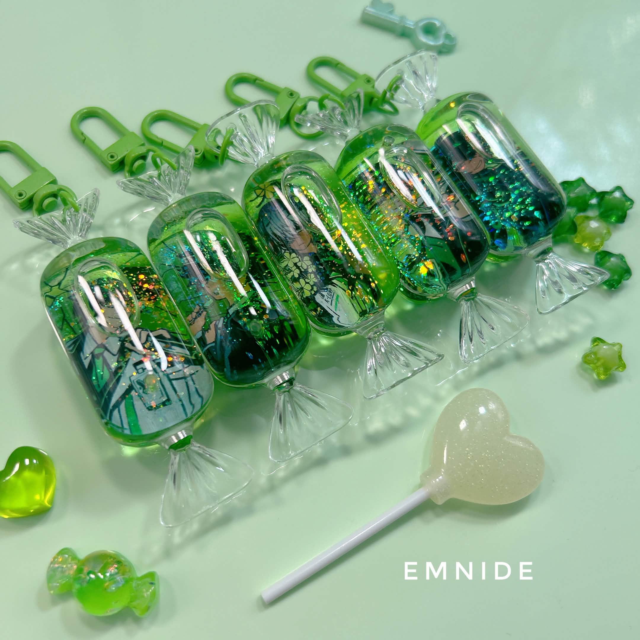 Emergency Ampule Liquid Keychains ✧ Limbus Company