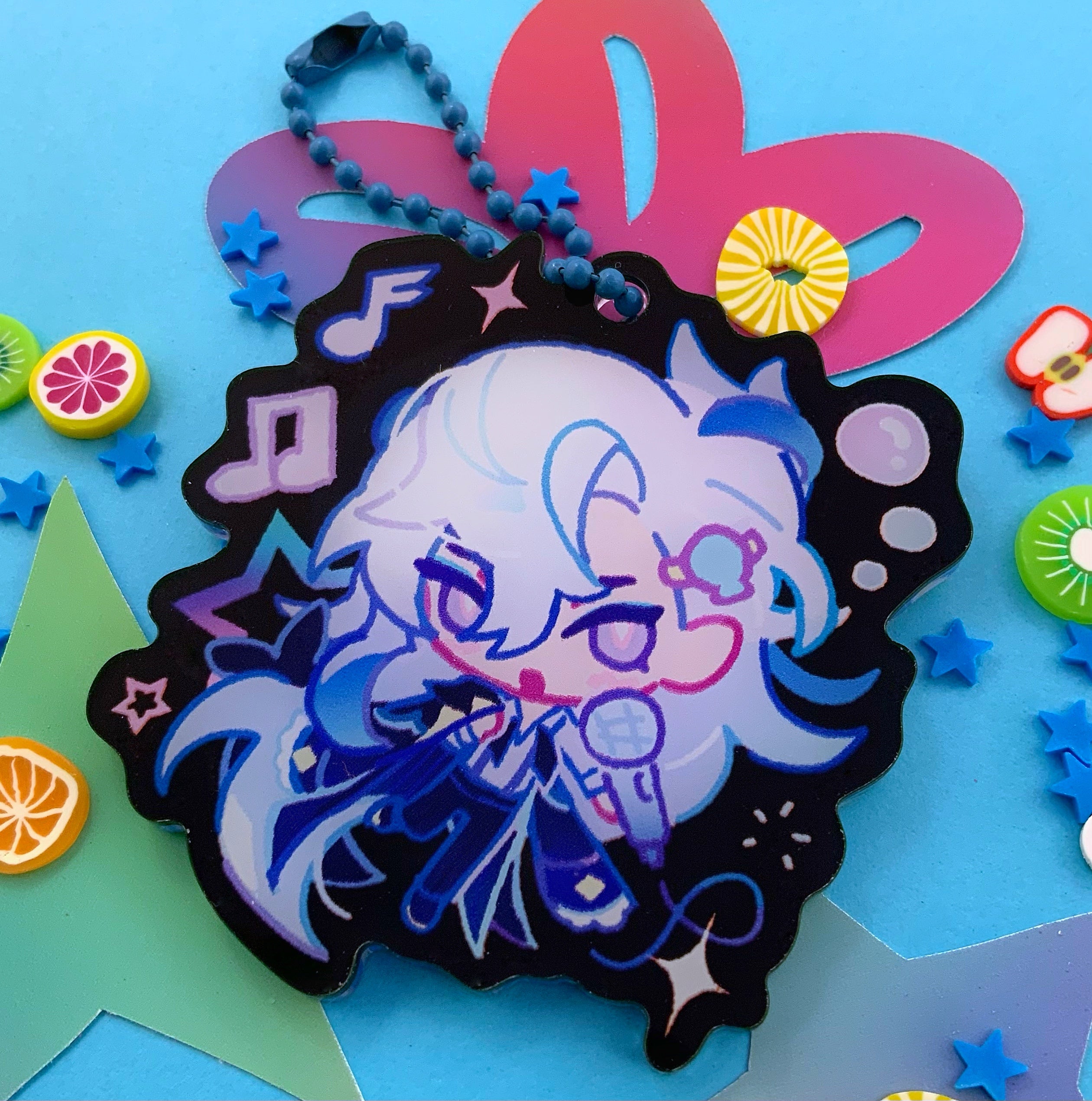 Neuvillette Nights Keychain ✧ Genshin Impact