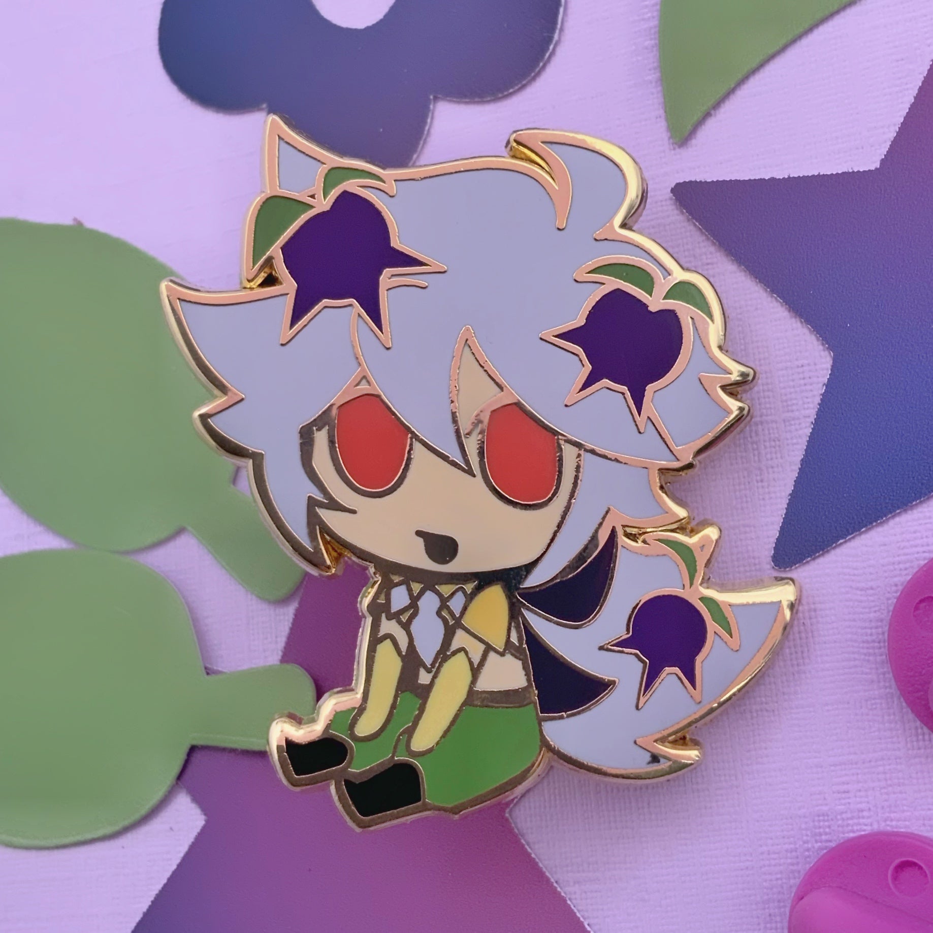 Razor Berry Enamel Pin ✧ Genshin Impact