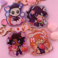Delectable Desserts Keychains ✧ Limbus Company ⁕ Strawberries and Cream