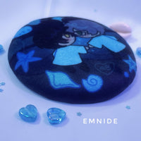 AB Beach Minky Button, 75mm Double Stuffed, Lobotomy Corporation