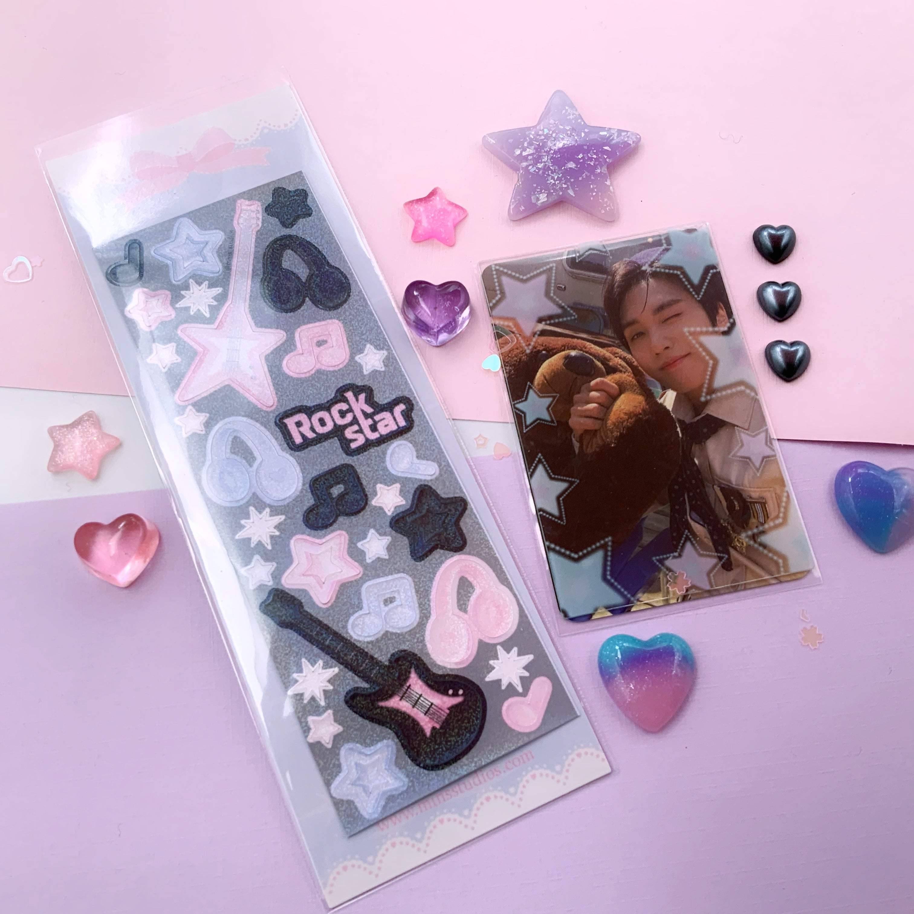 Rockstar 🎸 Deco Stickersheet ☆ Mins Studios