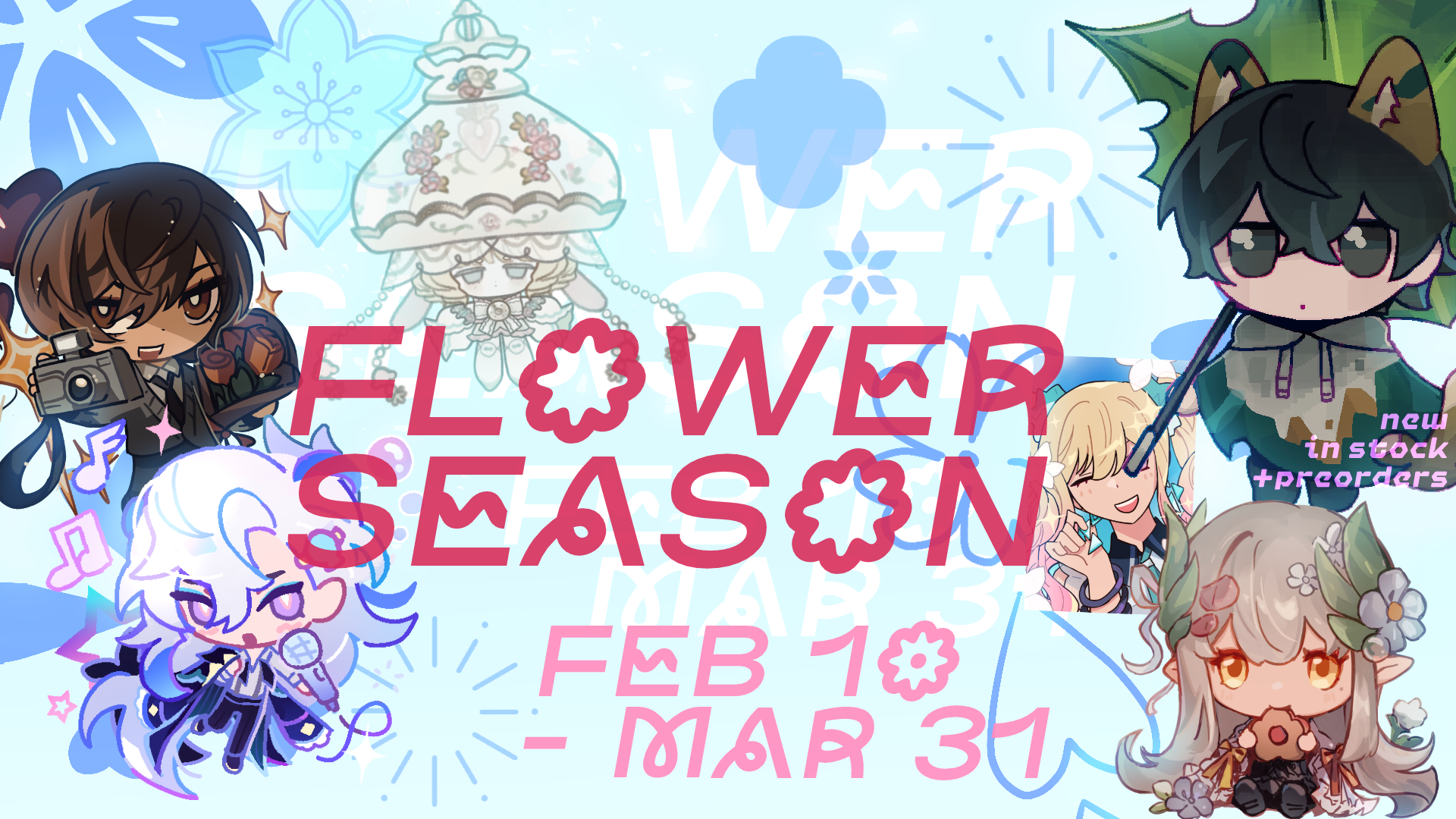 Flower Season 2024 promotional banner.