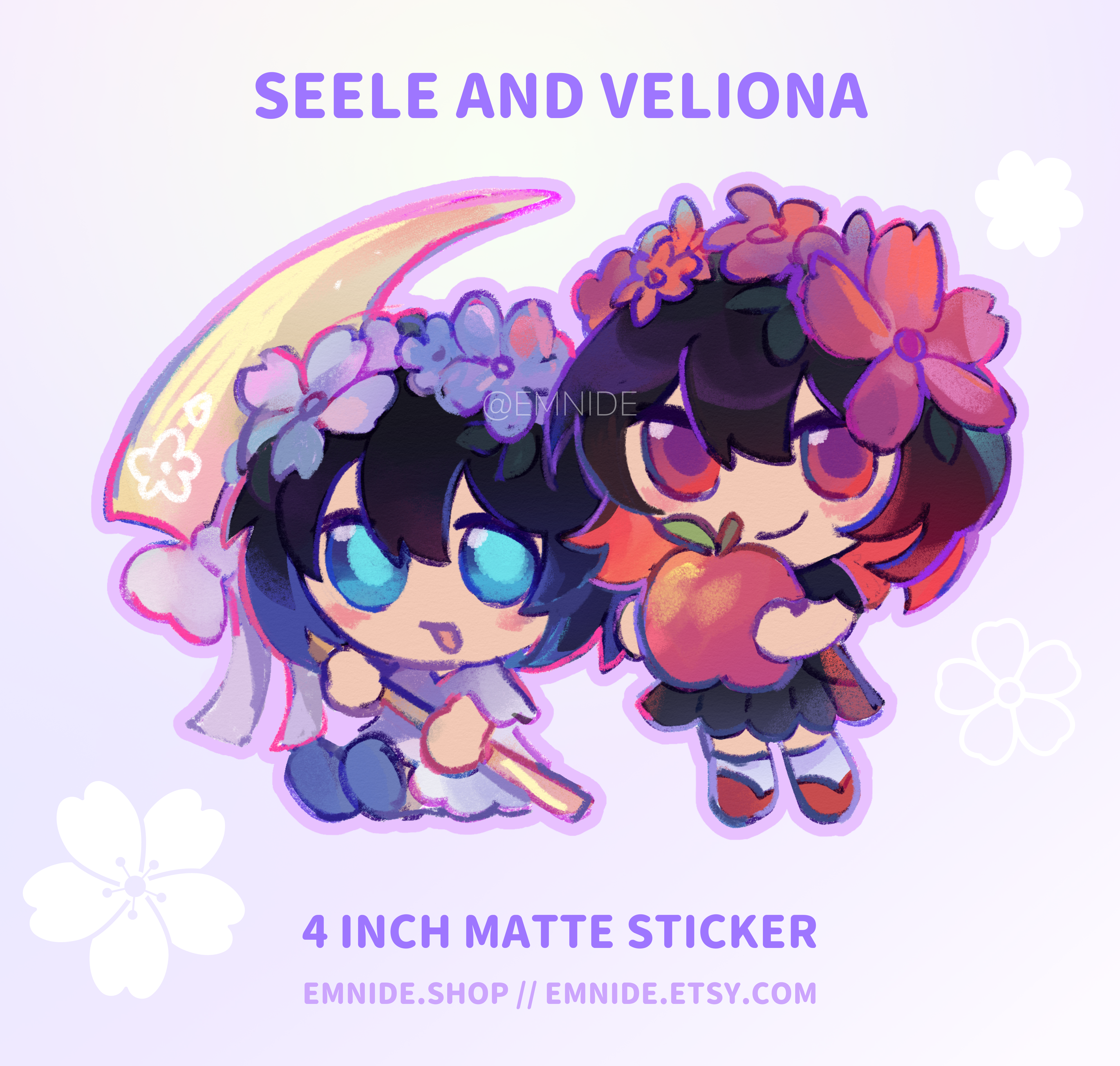 Seele and Veliona Sticker ✧ Honkai Impact 3rd