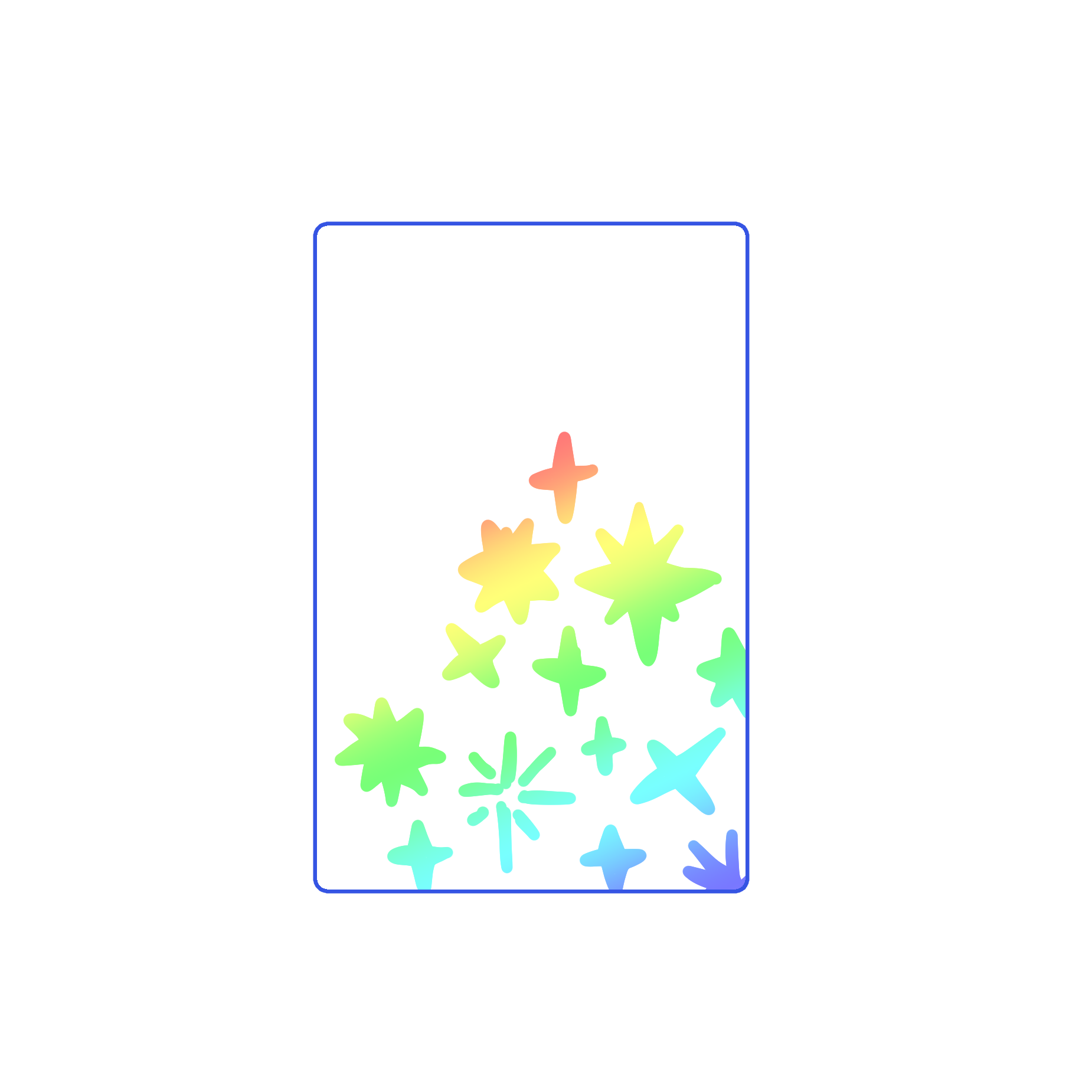 Sparkle Holo Card Sleeve ✨