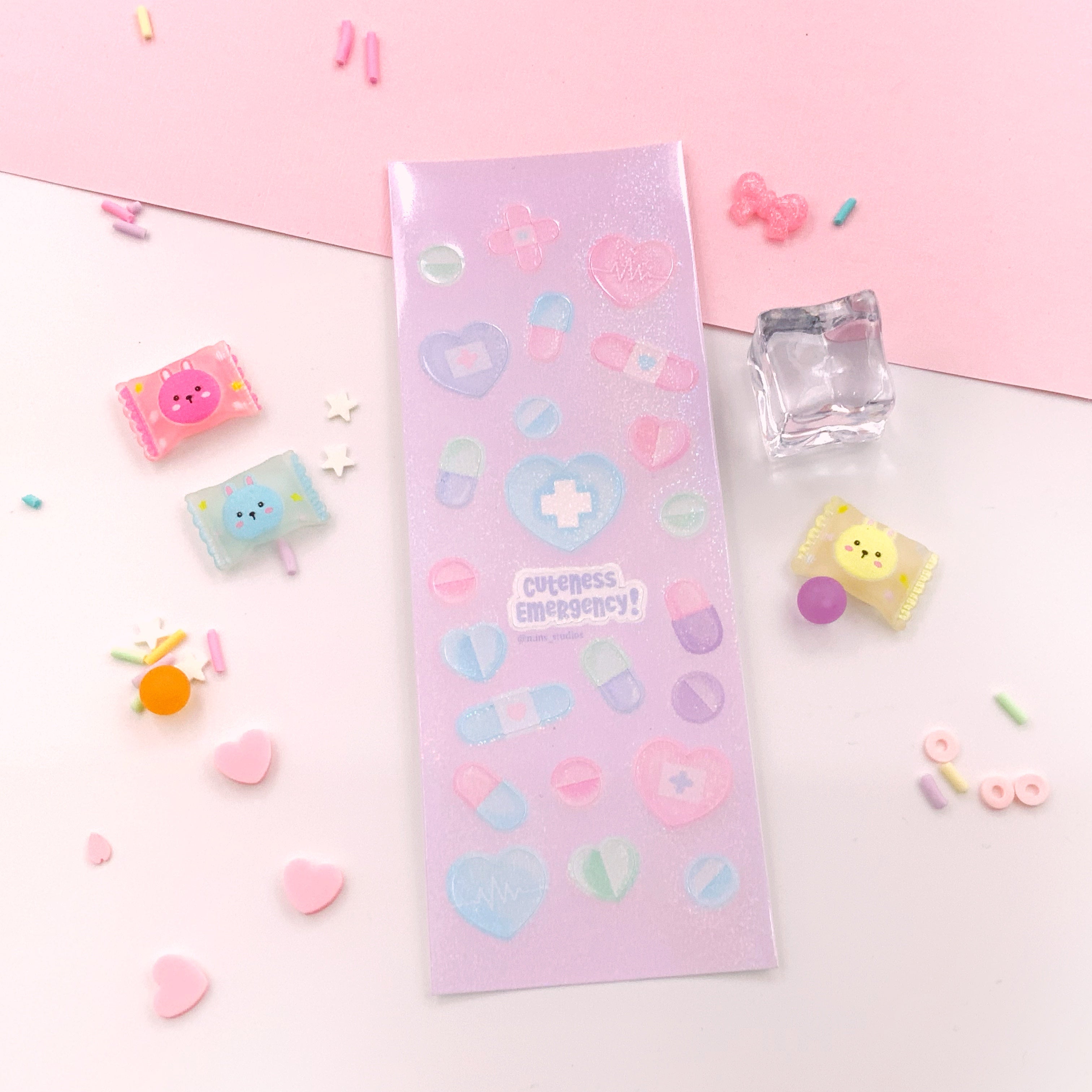 Cuteness Emergency 💊 Deco Stickersheet ☆ Mins Studios