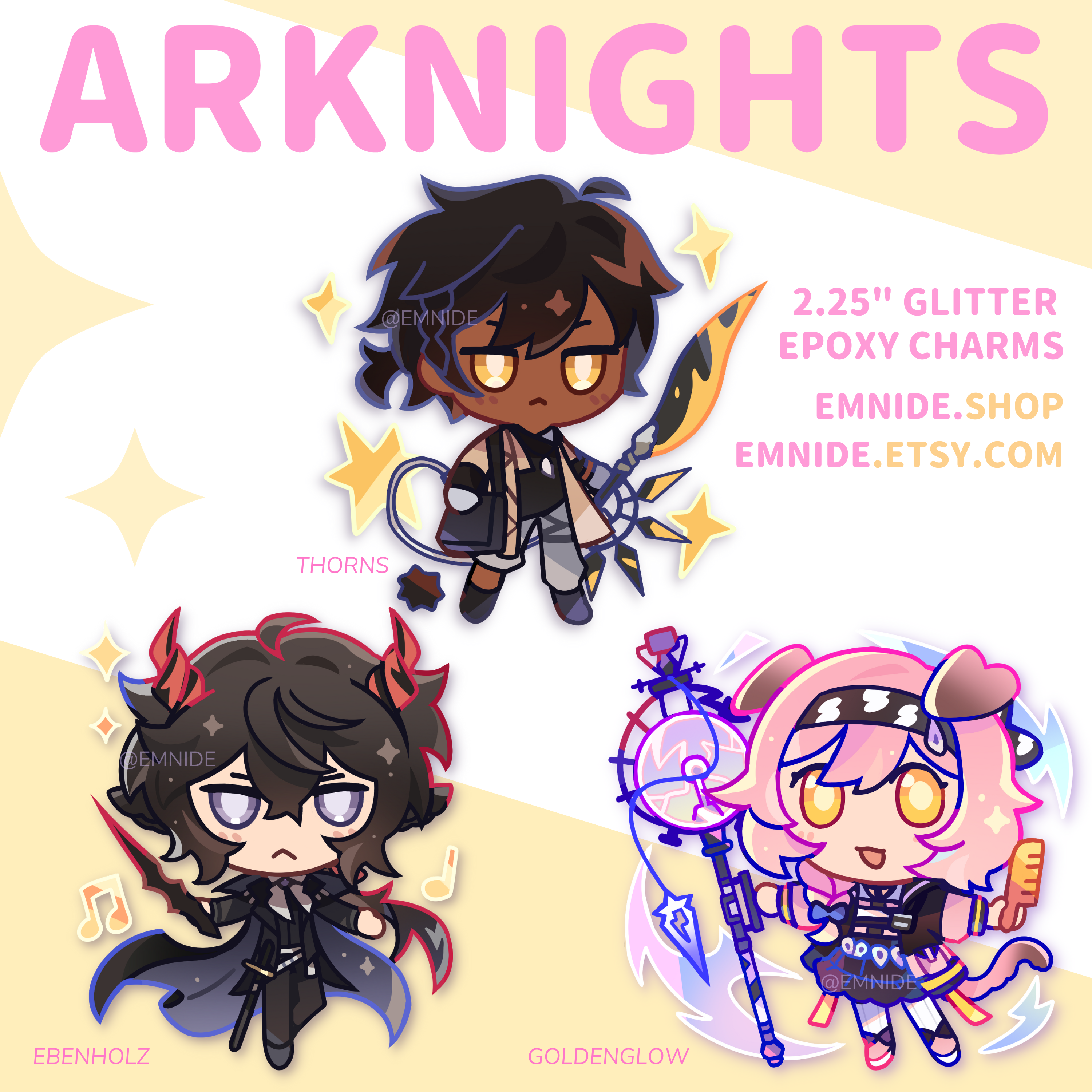 Arknights Keychains ♡ Set A