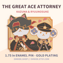 Kazuma & Ryuunosuke Enamel Pin ✧ Ace Attorney