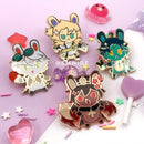 Bunny Enamel Pins ✧ Genshin Impact