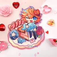 Tartaglia Tart Sticker ✧ Genshin Impact