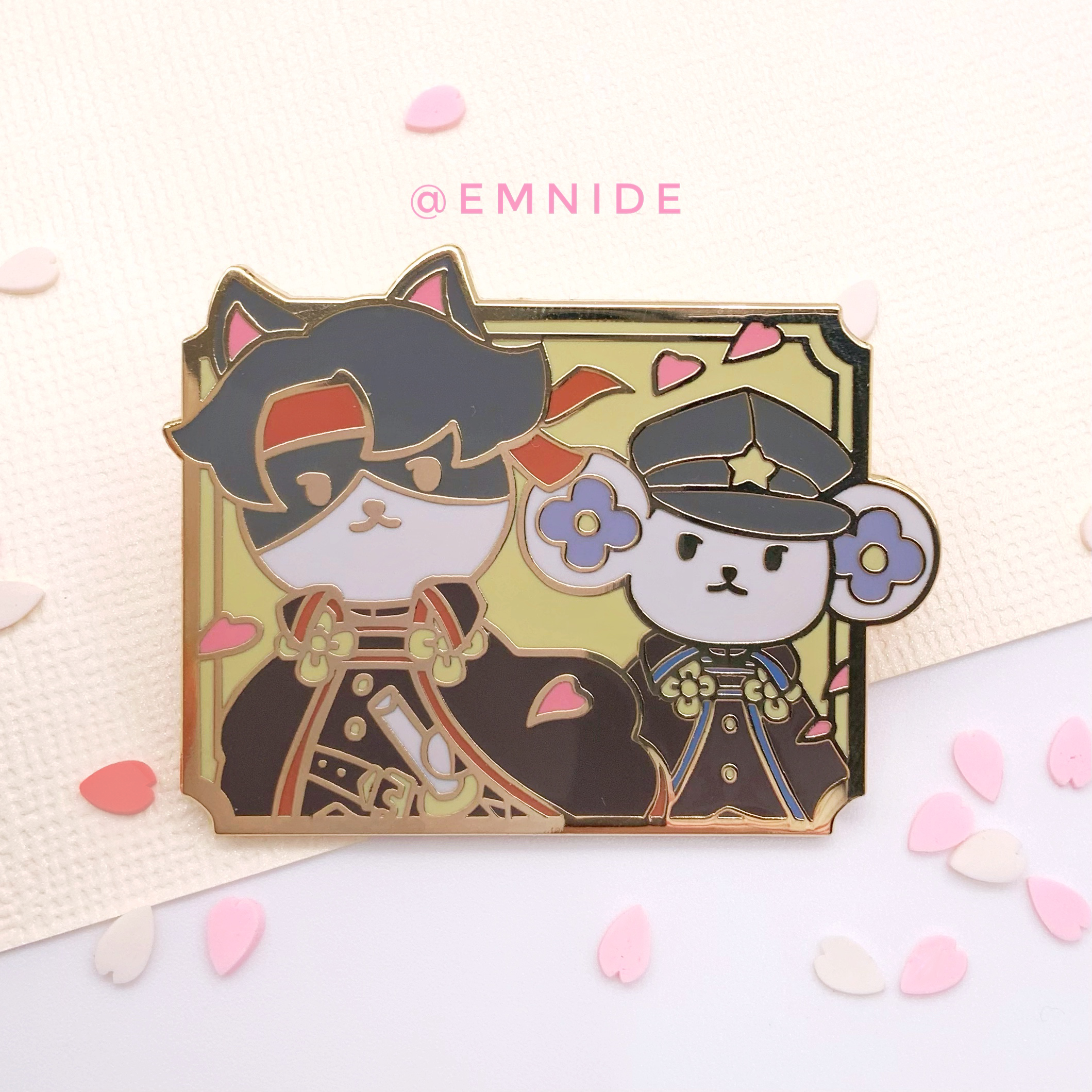 Kazuma & Ryuunosuke Enamel Pin ✧ Ace Attorney